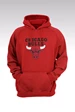 Needion - Chicago Bulls 35 Kırmızı Kapşonlu Sweatshirt - Hoodie S