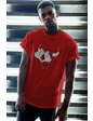Needion - Chicago Bulls 38 Kırmızı Erkek Oversize Tshirt - Tişört XL