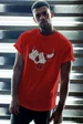 Needion - Chicago Bulls 38 Kırmızı Erkek Oversize Tshirt - Tişört XL