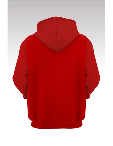 Needion - Cleveland 39 Kırmızı Kapşonlu Sweatshirt - Hoodie