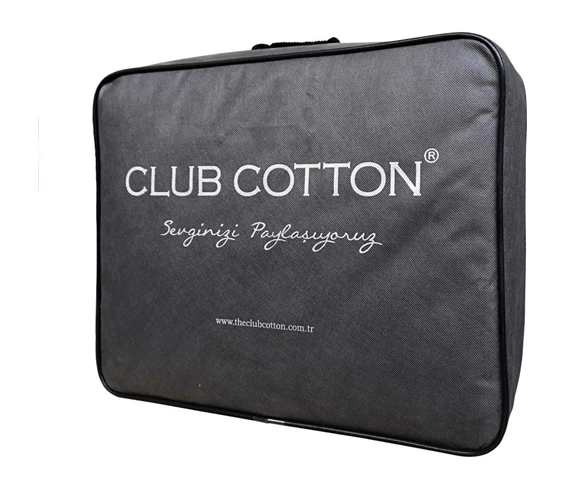 Needion - Club Cotton 3D Çift Kişilik Yatak Örtüsü Cotto