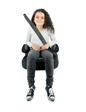 Needion - ComfyMax Premium 15-36kg Yükseltici Oto koltuğu Blue Jean