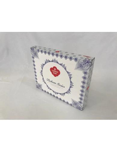 Needion - Cotton Box Bohem Nevresim Takımı Çift Kişilik Loreta Bej