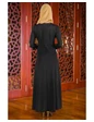 Needion - Dantel Detaylı Tesettür Abiye Elbise 20039 Siyah 38