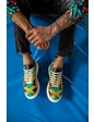 Needion - Diadof  Dijital Baskı Ayakkabı R044 Jamaika Renkli Renkli 41