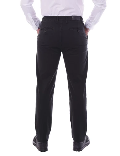 Needion - Diandor Dar Kesim Yandan Cepli Erkek Pantolon 3001 Siyah/Black 1723001