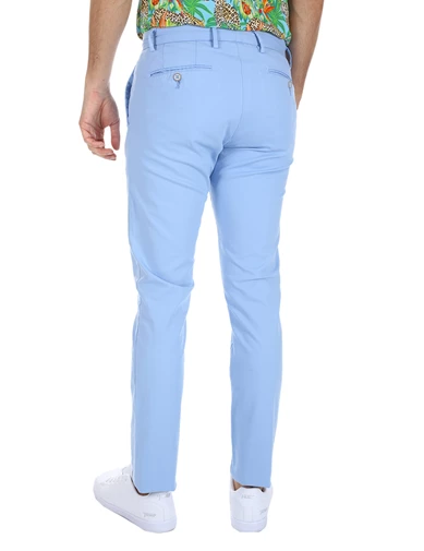 Needion - Diandor Dar Kesim Yandan Cepli Erkek Pantolon Buz Mavi/Ice Blue 1913054