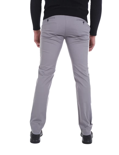 Needion - Diandor Dar Kesim Yandan Cepli Erkek Pantolon Gri/Grey 2013000