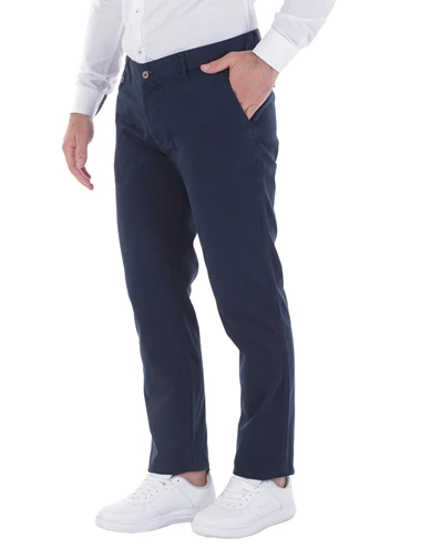 Needion - Diandor Düz Kesim Erkek Pantolon Lacivert/Navy 1813005