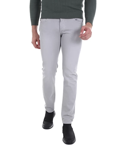 Needion - Diandor Pamuklu Slim Fit Erkek Pantolon Gri/Grey 1823000