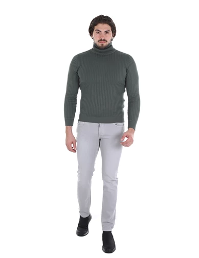 Needion - Diandor Pamuklu Slim Fit Erkek Pantolon Gri/Grey 1823000