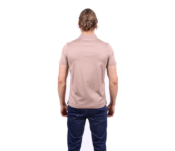 Needion - Diandor Polo Yaka Erkek T-Shirt Bej/Beige 1817029