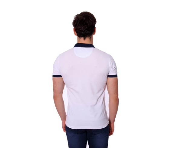 Needion - Diandor Polo Yaka Erkek T-Shirt Beyaz/White 1917058