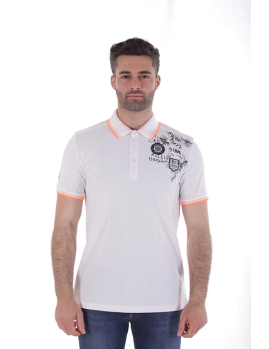 Needion - Diandor Polo Yaka Erkek T-Shirt Beyaz/White 2017021
