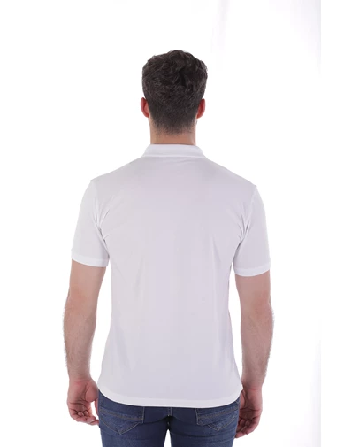 Needion - Diandor Polo Yaka Erkek T-Shirt Beyaz/White 2017032