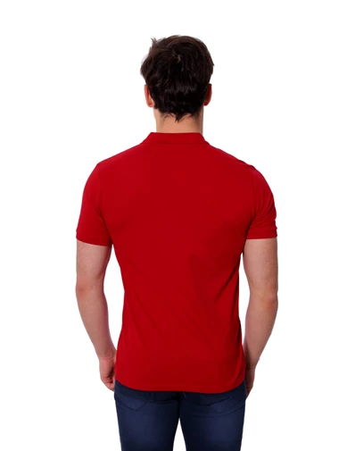 Needion - Diandor Polo Yaka Erkek T-Shirt Bordo 1817016