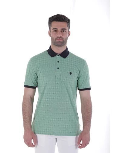 Needion - Diandor Polo Yaka Erkek T-Shirt Fıstık Yeşili/P.Green 2017016