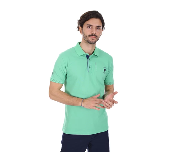 Needion - Diandor Polo Yaka Erkek T-Shirt Haki/Khaki 2017028