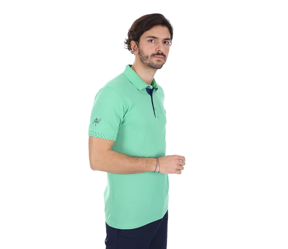 Needion - Diandor Polo Yaka Erkek T-Shirt Haki/Khaki 2017028