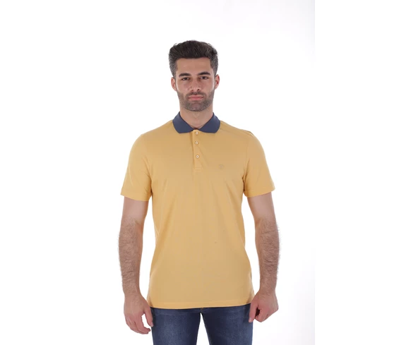 Needion - Diandor Polo Yaka Erkek T-Shirt Hardal 2017003