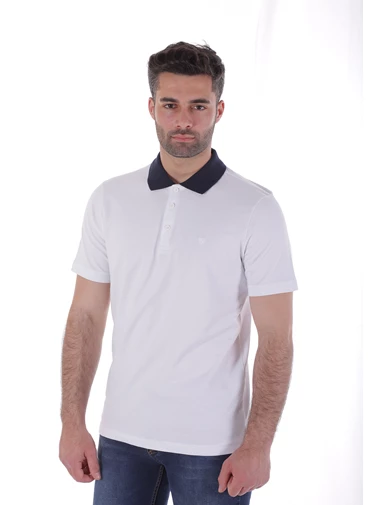 Needion - Diandor Polo Yaka Erkek T-Shirt K.Beyaz 2017003