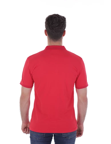 Needion - Diandor Polo Yaka Erkek T-Shirt Kırmızı/Red 2017023