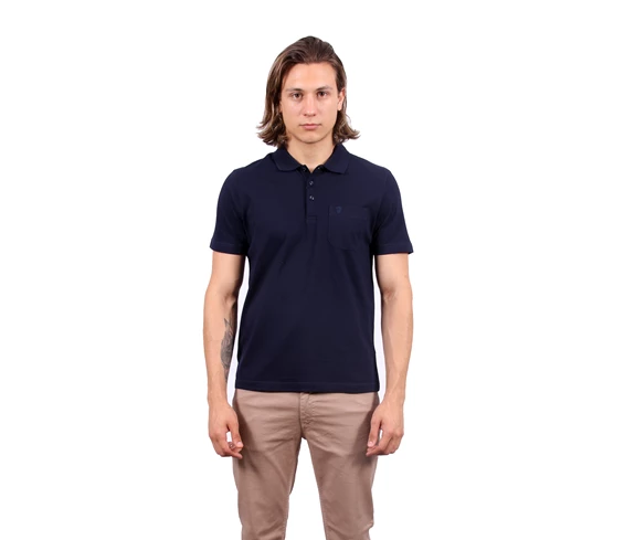 Needion - Diandor Polo Yaka Erkek T-Shirt Koyu Lacivert 1917400