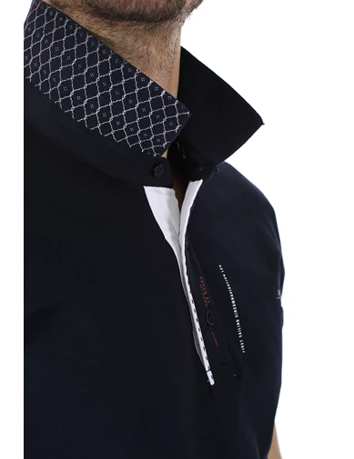 Needion - Diandor Polo Yaka Erkek T-Shirt Lacivert/Navy 2017028