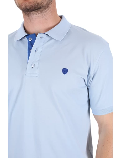 Needion - Diandor Polo Yaka Erkek T-Shirt Mavi/Blue 2117019