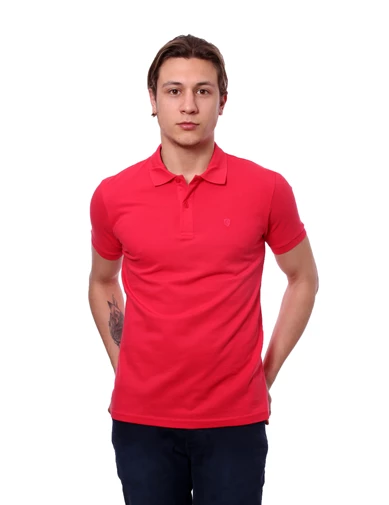 Needion - Diandor Polo Yaka Erkek T-Shirt Nar/Pomegranate 1817016