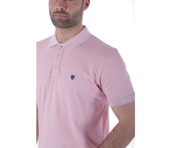 Needion - Diandor Polo Yaka Erkek T-Shirt Pembe/Pink 2017023