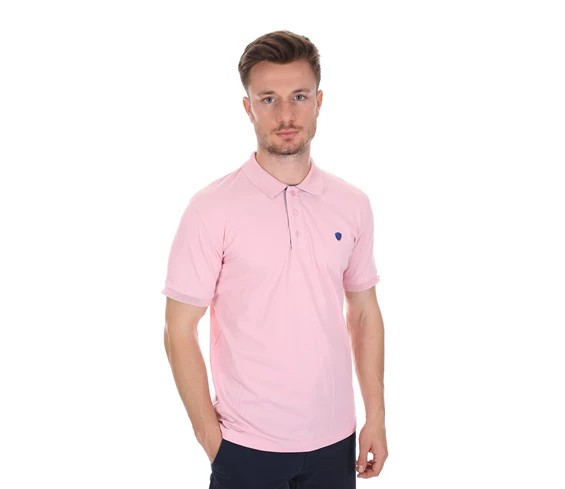 Needion - Diandor Polo Yaka Erkek T-Shirt Pembe/Pink 2117019