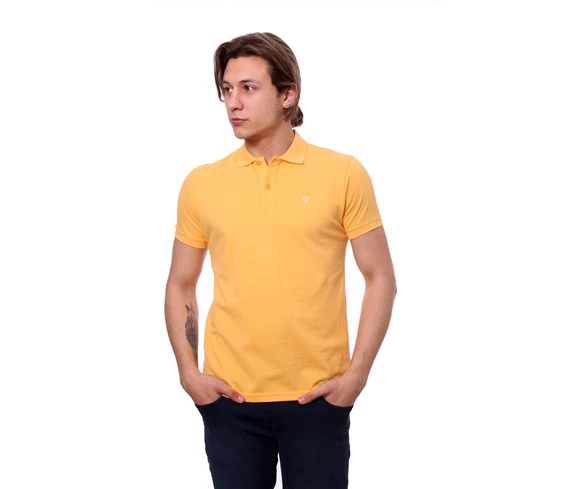 Needion - Diandor Polo Yaka Erkek T-Shirt Sarı/Yellow 1817016