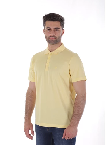 Needion - Diandor Polo Yaka Erkek T-Shirt Sarı/Yellow 2017003