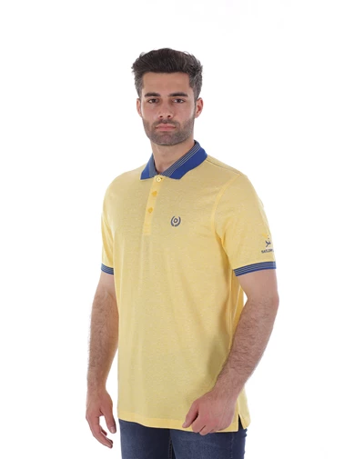 Needion - Diandor Polo Yaka Erkek T-Shirt Sarı/Yellow 2017005