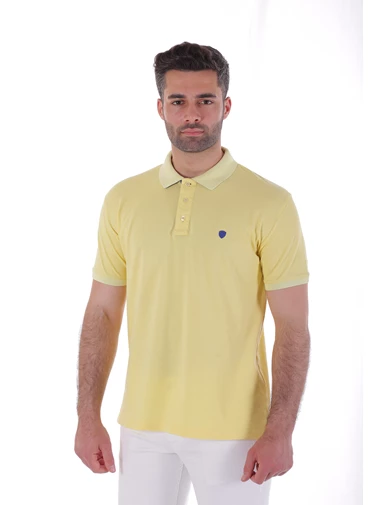 Needion - Diandor Polo Yaka Erkek T-Shirt Sarı/Yellow 2017023