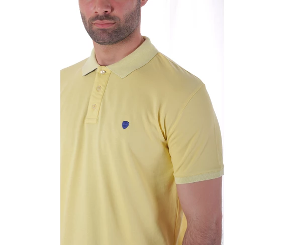 Needion - Diandor Polo Yaka Erkek T-Shirt Sarı/Yellow 2017023