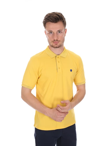 Needion - Diandor Polo Yaka Erkek T-Shirt Sarı/Yellow 2117019