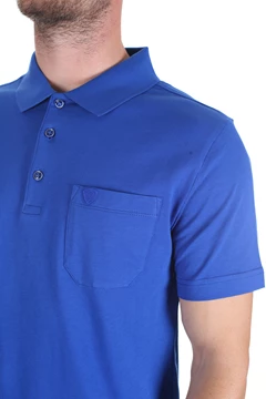Needion - Diandor Polo Yaka Erkek T-Shirt Sax/Royalblue 2117300