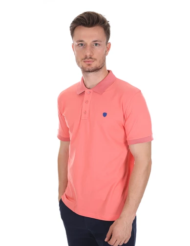 Needion - Diandor Polo Yaka Erkek T-Shirt Turuncu/Orange 2117019