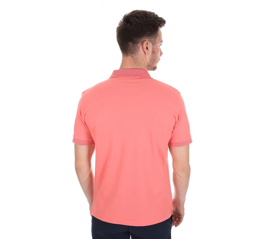 Needion - Diandor Polo Yaka Erkek T-Shirt Turuncu/Orange 2117019