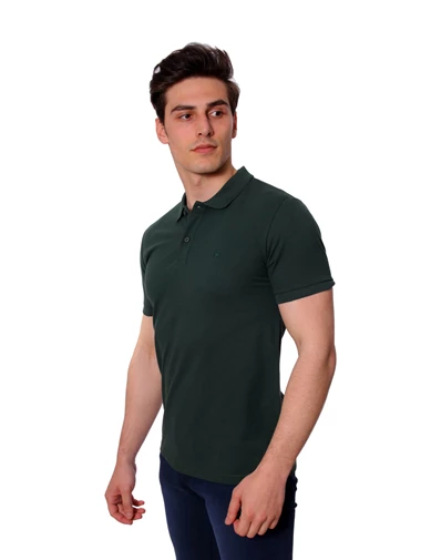 Needion - Diandor Polo Yaka Erkek T-Shirt Yeşil 171907