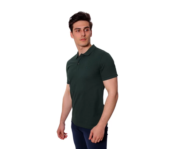 Needion - Diandor Polo Yaka Erkek T-Shirt Yeşil 171907