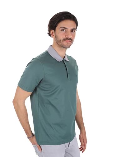 Needion - Diandor Polo Yaka Erkek T-Shirt Yeşil/Green 2017000