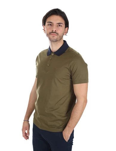 Needion - Diandor Polo Yaka Erkek T-Shirt Yeşil/Green 2017001