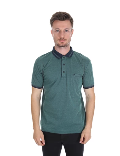 Needion - Diandor Polo Yaka Erkek T-Shirt Yeşil/Green 2117017