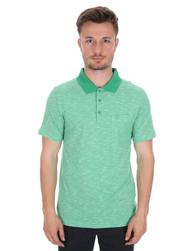 Needion - Diandor Polo Yaka Erkek T-Shirt Yeşil/Green 2117300