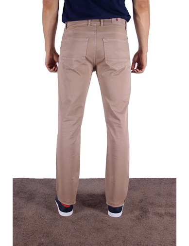 Needion - Diandor Slim Fit 5 Cepli Erkek Pantolon Bej/Beige 1823002