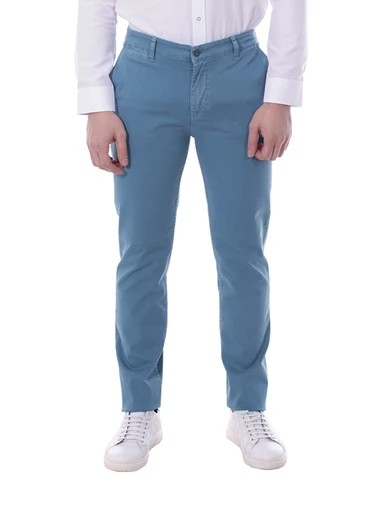 Needion - Diandor Slim Fit Erkek Pantolon 3003 Petrol Mavisi/Oil Blue 1723003