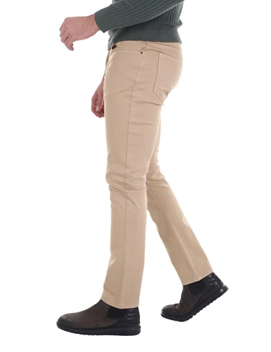 Needion - Diandor Slim Fit Erkek Pantolon Bej/Beige 1723080
